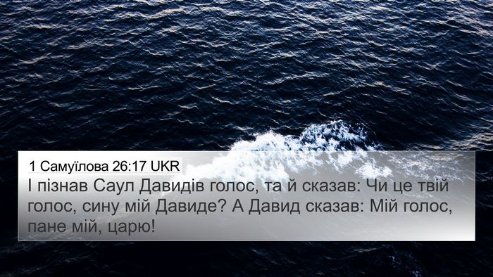 1 Самуїлова 26:17 UKR Bible Verse Image