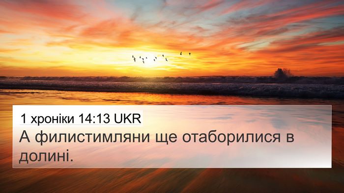 1 хроніки 14:13 UKR Bible Verse Image