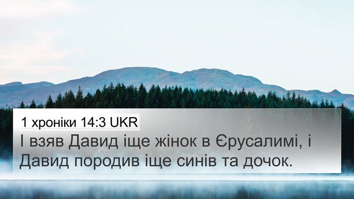 1 хроніки 14:3 UKR Bible Verse Image