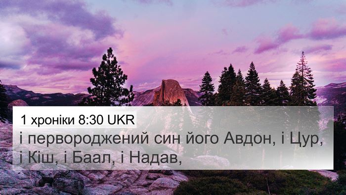 1 хроніки 8:30 UKR 4K Wallpaper - і первороджений син його - 4K Wallpaper Bible Verse