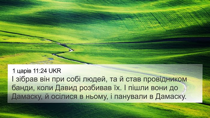 1 царів 11:24 UKR Bible Verse Image