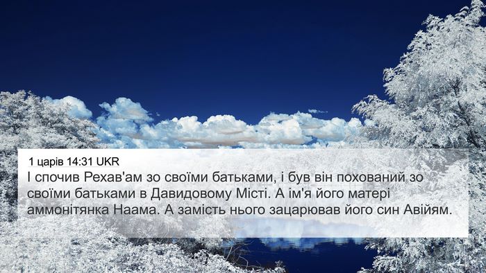 1 царів 14:31 UKR Bible Verse Image