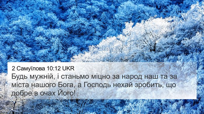2 Самуїлова 10:12 UKR Bible Verse Image