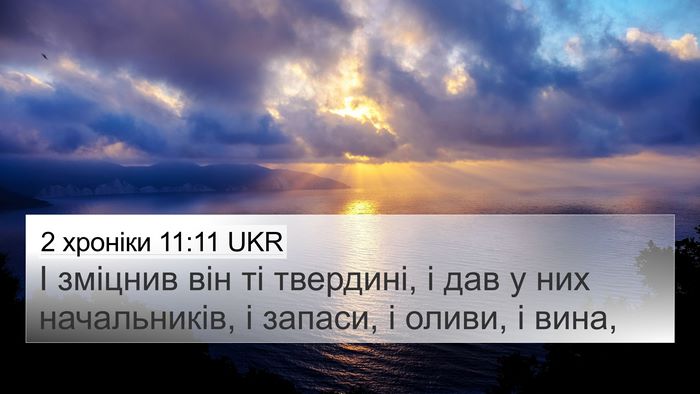 2 хроніки 11:11 UKR Bible Verse Image
