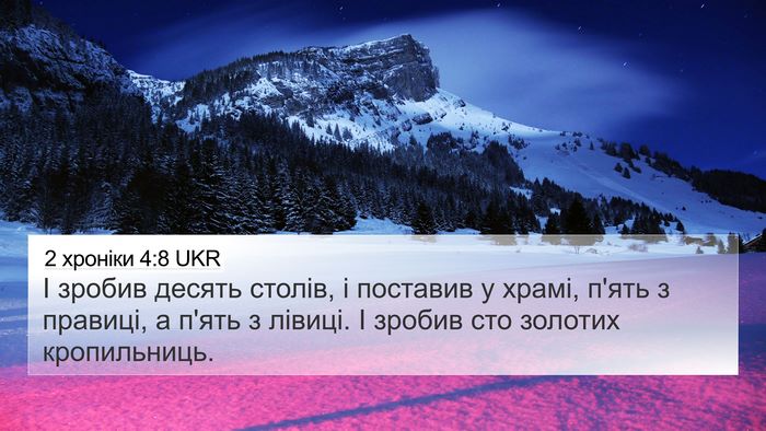 2 хроніки 4:8 UKR Bible Verse Image