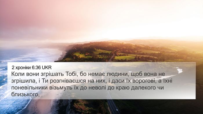 2 хроніки 6:36 UKR Bible Verse Image