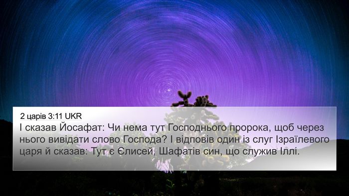 2 царів 3:11 UKR Bible Verse Image