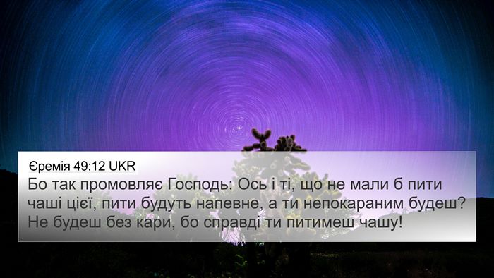 Єремія 49:12 UKR Bible Verse Image