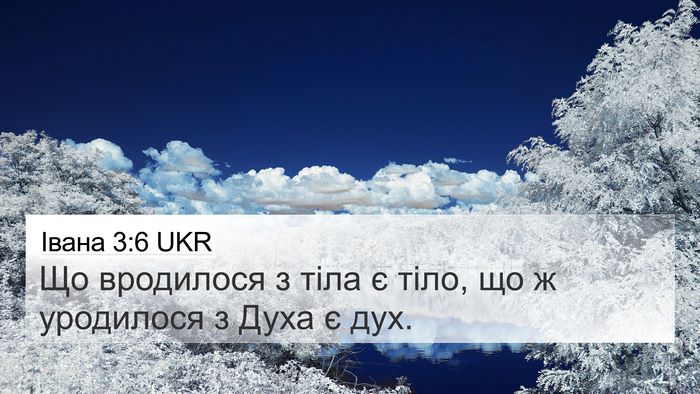 Івана 3:6 UKR Bible Verse Image