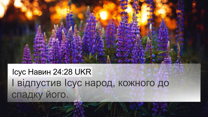 Ісус Навин 24:28 UKR 4K Wallpaper - І відпустив Ісус народ, - 4K Wallpaper Bible Verse