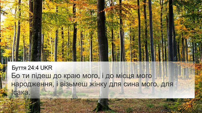 Буття 24:4 UKR Bible Verse Image