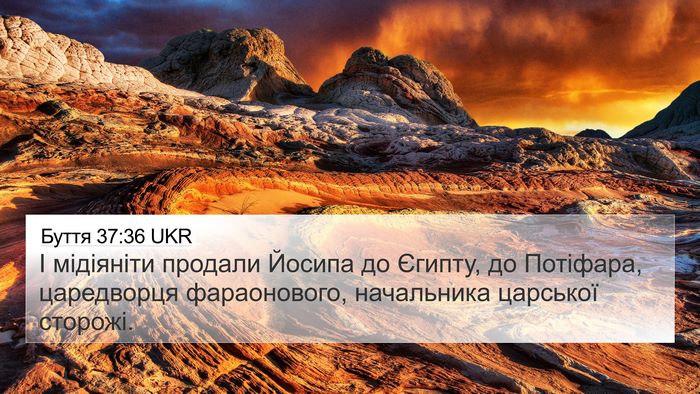Буття 37:36 UKR Bible Verse Image