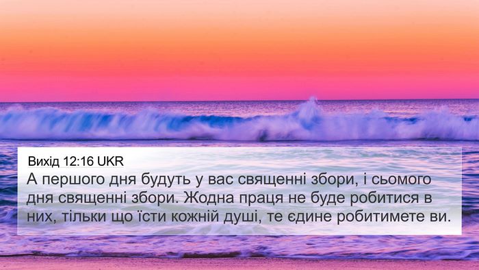 Вихід 12:16 UKR Bible Verse Image