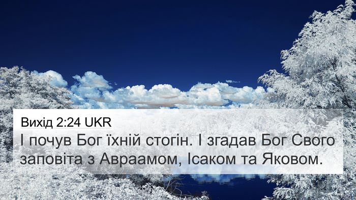 Вихід 2:24 UKR Bible Verse Image