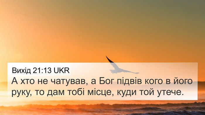 Вихід 21:13 UKR Bible Verse Image