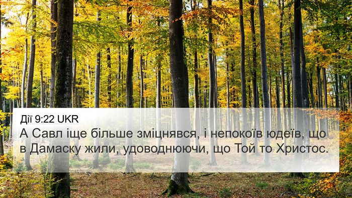 Дії 9:22 UKR Bible Verse Image