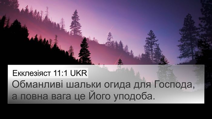 Екклезіяст 11:1 UKR Bible Verse Image