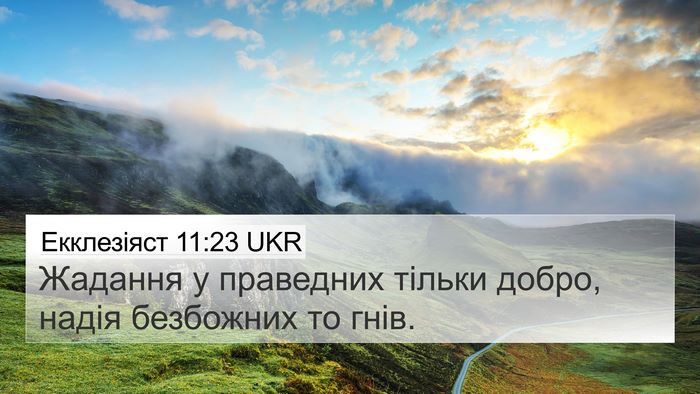 Екклезіяст 11:23 UKR Bible Verse Image