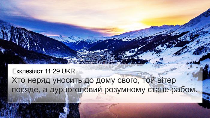 Екклезіяст 11:29 UKR Bible Verse Image