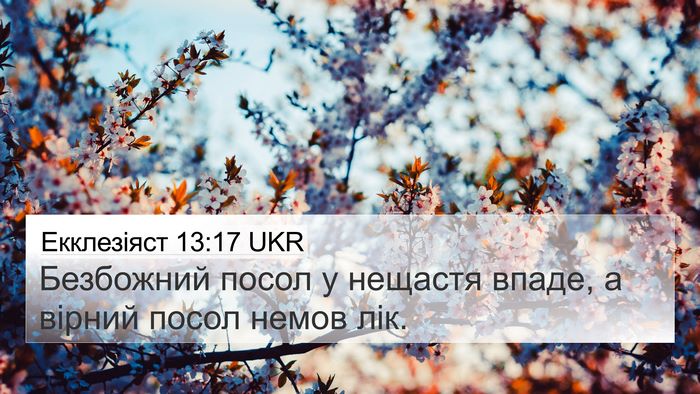 Екклезіяст 13:17 UKR Bible Verse Image