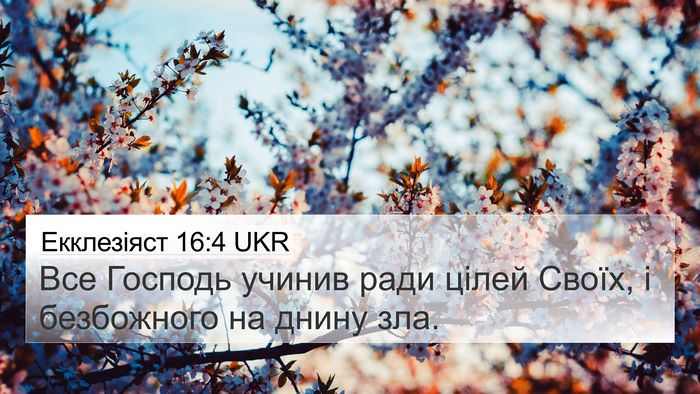 Екклезіяст 16:4 UKR Bible Verse Image