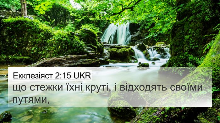 Екклезіяст 2:15 UKR Bible Verse Image