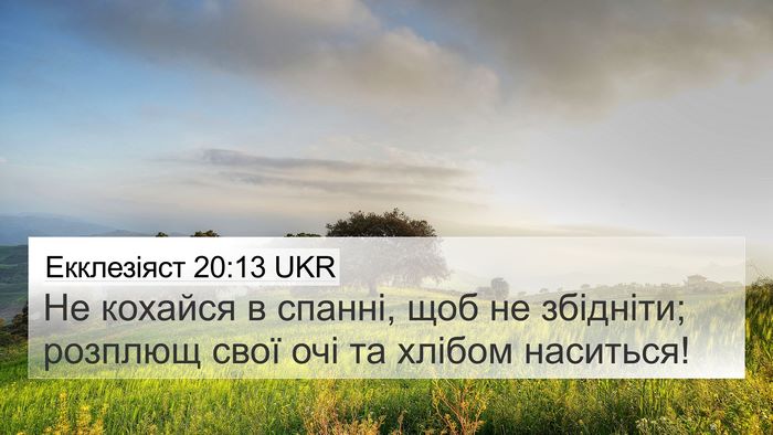 Екклезіяст 20:13 UKR Bible Verse Image