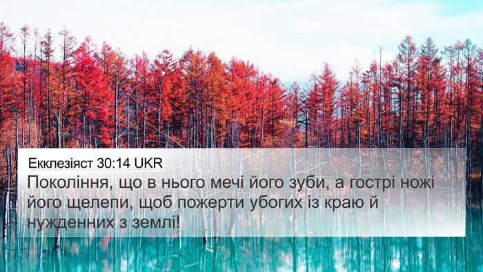 Екклезіяст 30:14 UKR Bible Verse Image