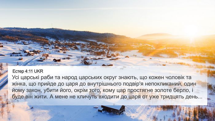 Естер 4:11 UKR Bible Verse Image