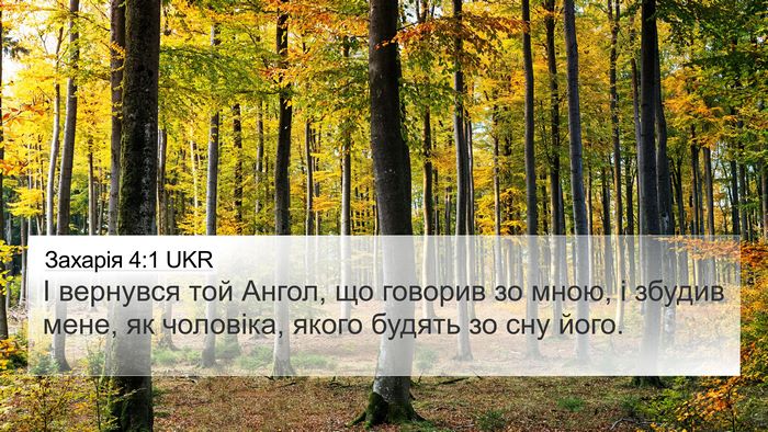 Захарія 4:1 UKR Bible Verse Image
