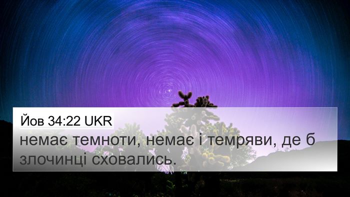 Йов 34:22 UKR Bible Verse Image