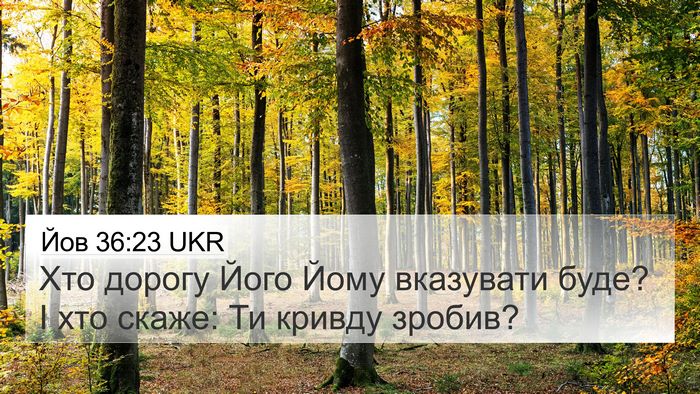 Йов 36:23 UKR Bible Verse Image