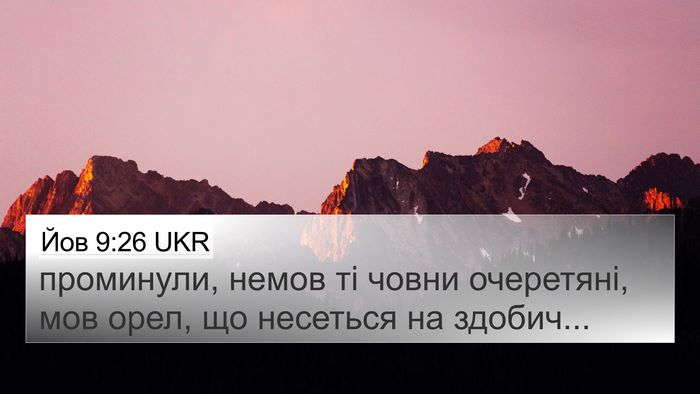 Йов 9:26 UKR Bible Verse Image