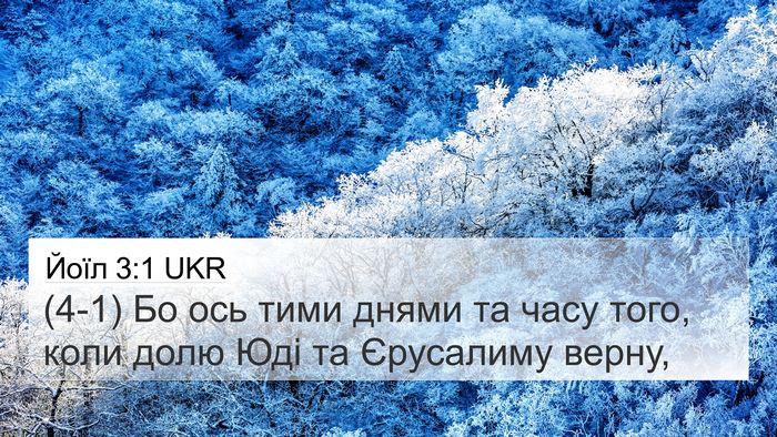 Йоїл 3:1 UKR Bible Verse Image