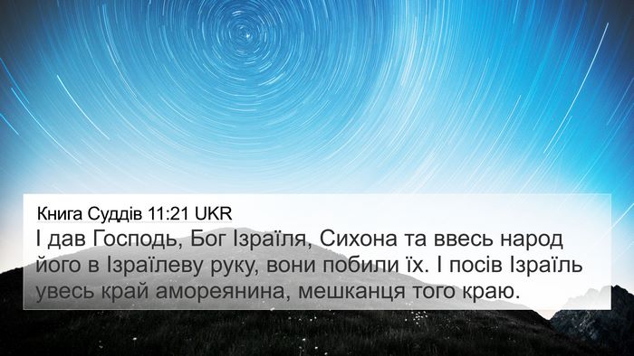 Книга Суддів 11:21 UKR Bible Verse Image