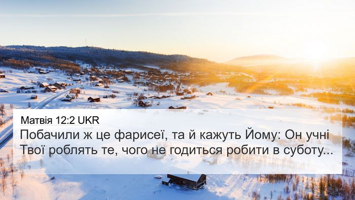 Матвія 12:2 UKR Bible Verse Image