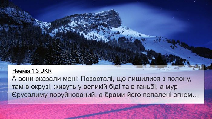 Неемія 1:3 UKR Bible Verse Image