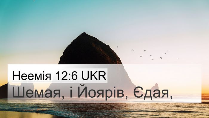 Неемія 12:6 UKR Bible Verse Image