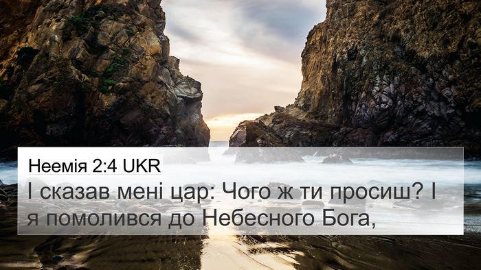 Неемія 2:4 UKR Bible Verse Image