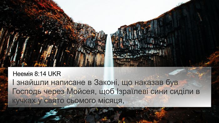 Неемія 8:14 UKR Bible Verse Image