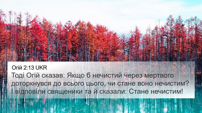 Огій 2:13 UKR Bible Verse Image