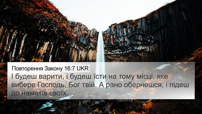 Повторення Закону 16:7 UKR 4K Wallpaper - І будеш варити, і будеш - 4K Wallpaper Bible Verse