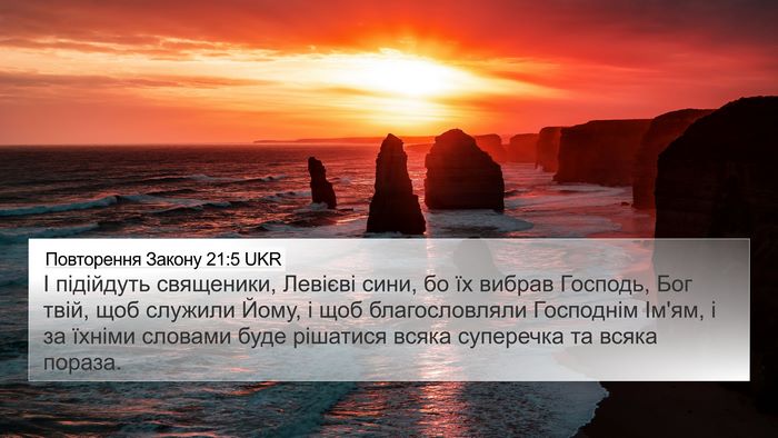 Повторення Закону 21:5 UKR Bible Verse Image