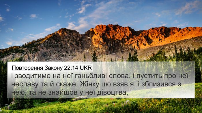 Повторення Закону 22:14 UKR 4K Wallpaper - і зводитиме на неї - 4K Wallpaper Bible Verse