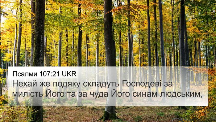 Псалми 107:21 UKR Bible Verse Image