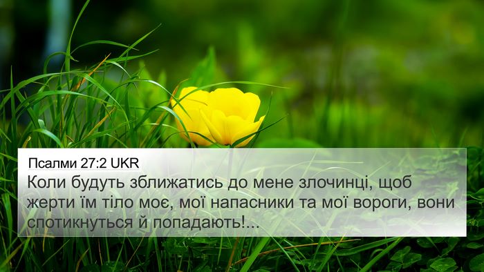 Псалми 27:2 UKR Bible Verse Image