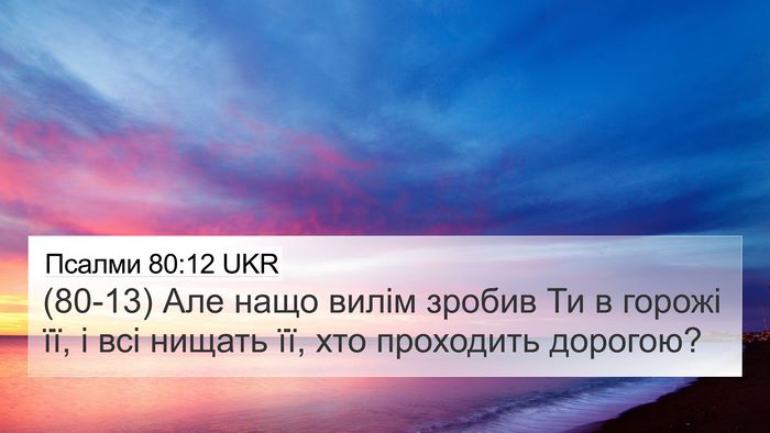 Псалми 80:12 UKR Bible Verse Image