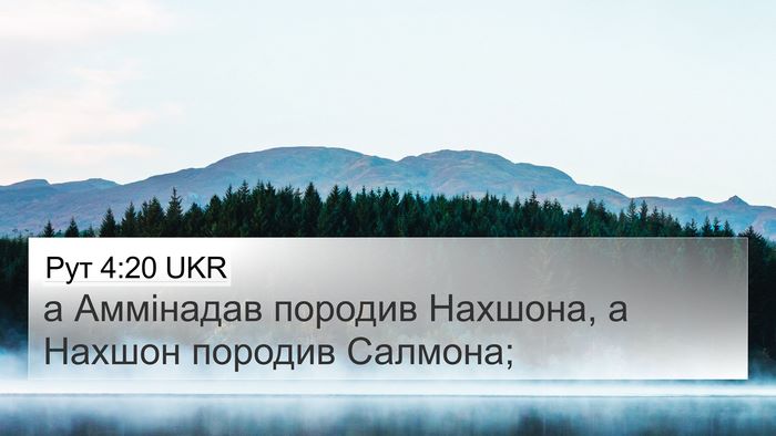Рут 4:20 UKR Bible Verse Image