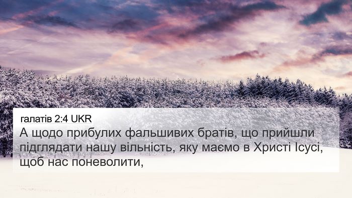 галатів 2:4 UKR Bible Verse Image
