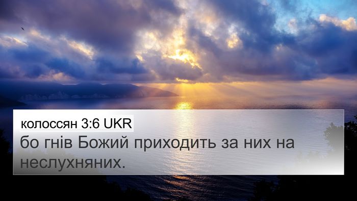 колоссян 3:6 UKR Bible Verse Image